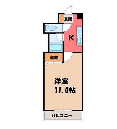 NARABU五番館の物件間取画像